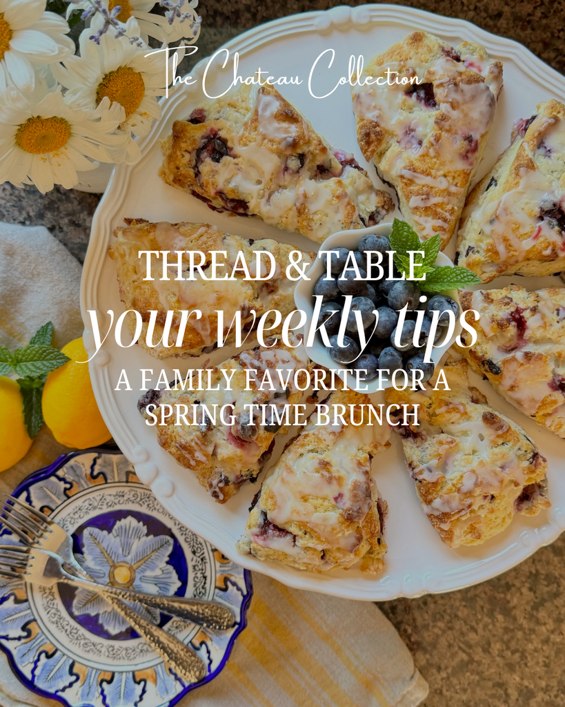 Blueberry Scones for a Perfect Spring Brunch