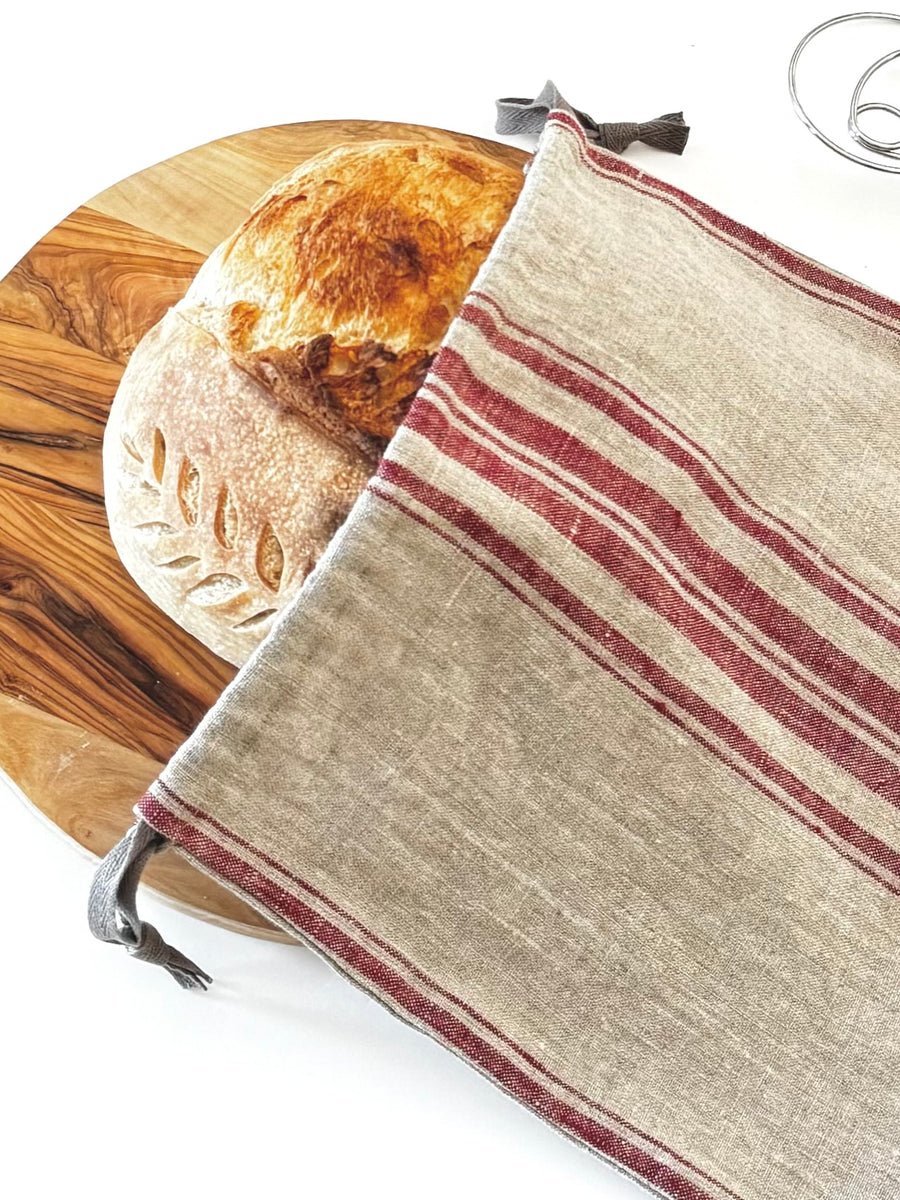 Reusable Bread Bag Large S For Homemade Sourdough - 20x14 Inch Linen Storage Bags With Proofing Covers, 4-Pack Homemade Bread Storage Solutions