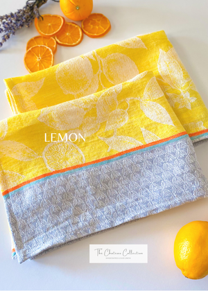 The Chateau Collection - Citrus Jacquard Tea Towels