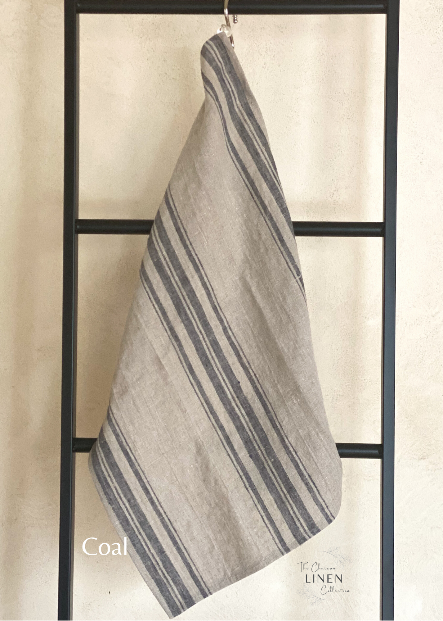 French Striped Linen Tea Towels