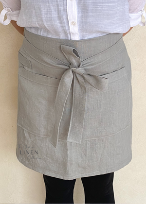 Open image in slideshow, The Chef Half Apron ~ Drizzle
