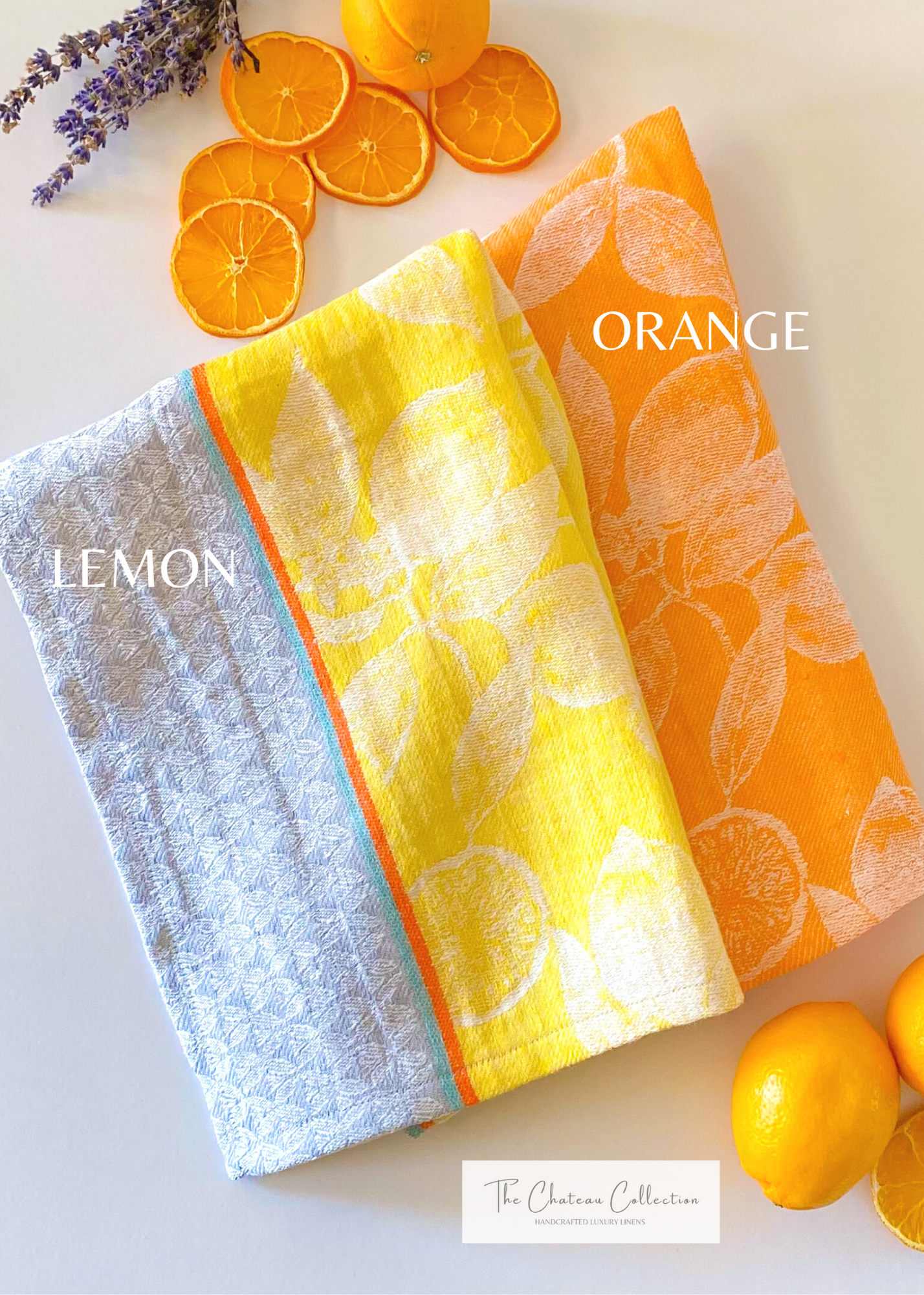 Citrus Jacquard Tea Towels – The Chateau Collection