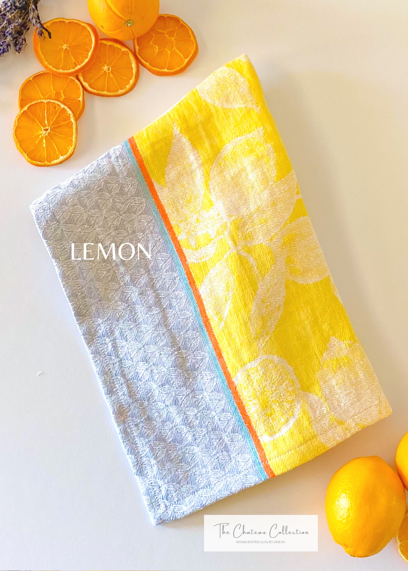 Now Designs Jacquard Tea Towel, Lemons