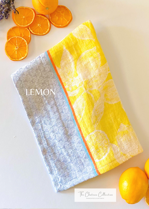 The Chateau Collection - Citrus Jacquard Tea Towels