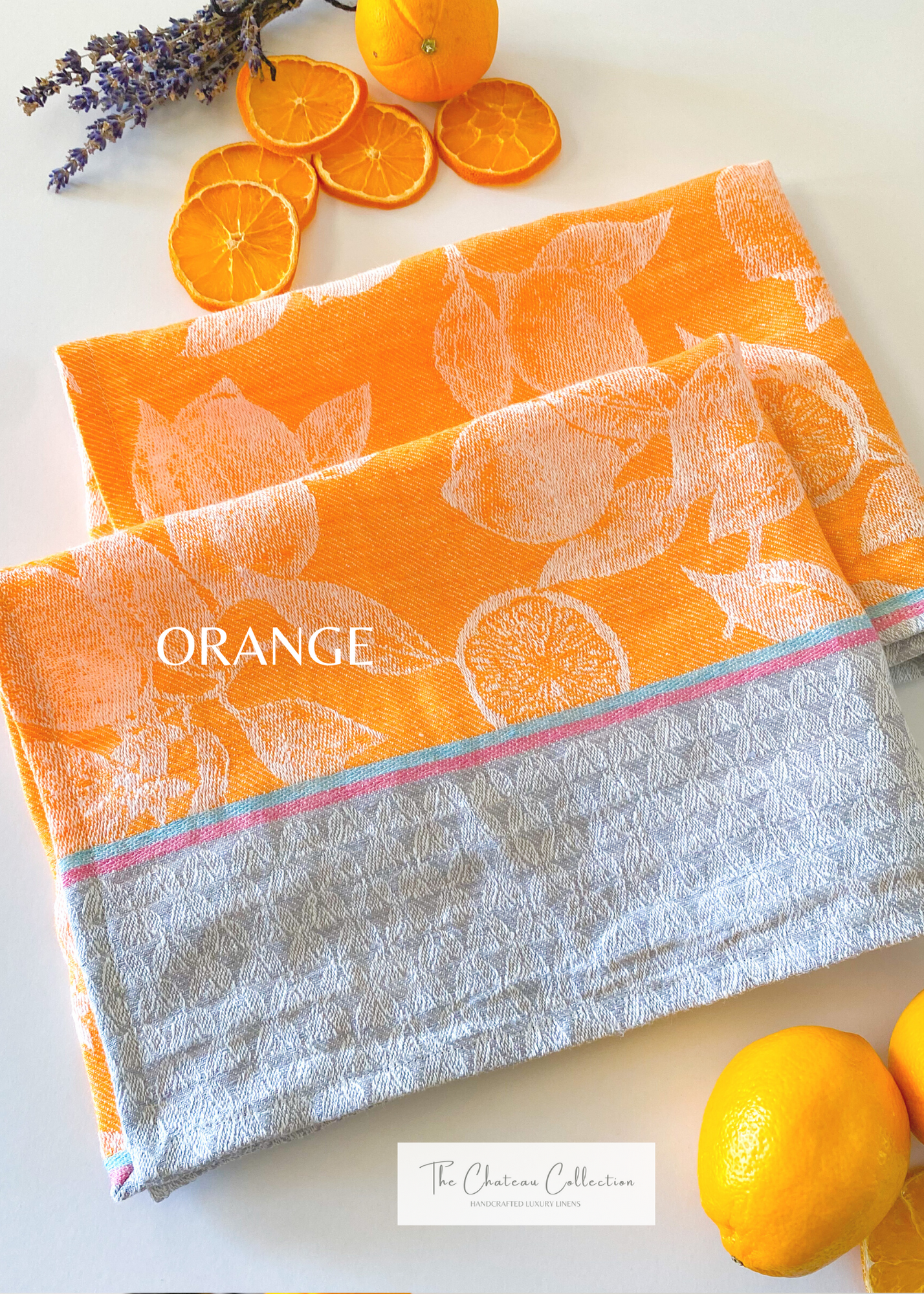 Citrus Jacquard Tea Towels – The Chateau Collection