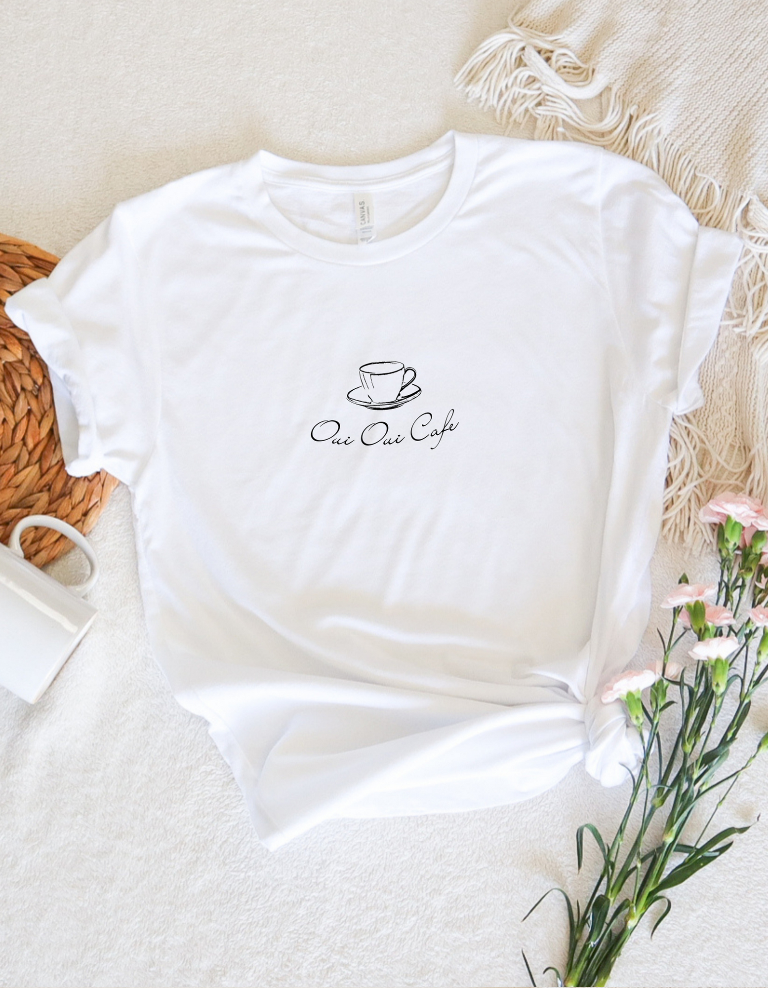 Oui Oui Cafe Short Sleeve T-Shirt