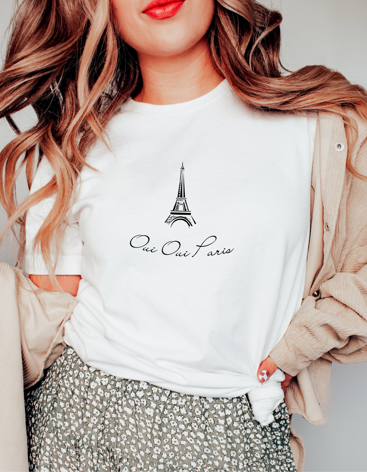 Oui Oui Paris Short Sleeve T-Shirt