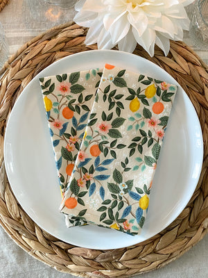 Open image in slideshow, Citrus Grove Napkins - Set of 2
